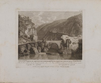 A S. Cosimato kolostor egy részének látképe (III. sz.) alkotó: François Morel