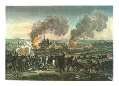 Ratisbon elfoglalása, 1809. április 23., 1850 alkotó: François Pigeot