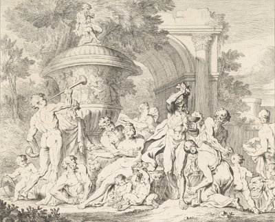 Bachnal, K. 1710-40. alkotó: François Roëttiers