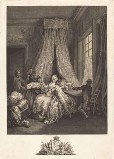 A titkos szerelem gyümölcse alkotó: François Voyez after Pierre Antoine Baudouin