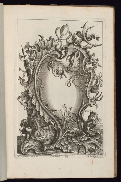 Patron Mercury botjával, Szabálytalan töltények könyve alkotó: François de Cuvilliés the Elder