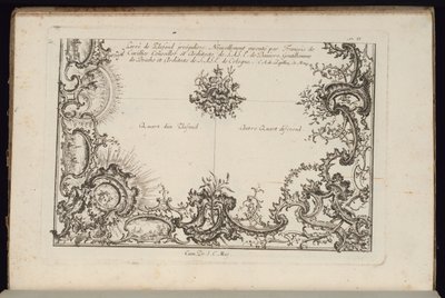 Két negyed mennyezet, új könyv a szabálytalan mennyezetekről alkotó: François de Cuvilliés the Elder