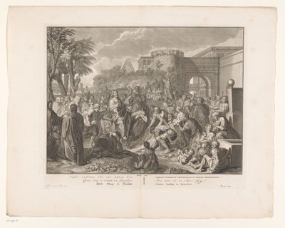 Krisztus belépése Jeruzsálembe Krisztus belép Jeruzsálembe (cím a tárgyon) alkotó: François van Bleyswijck