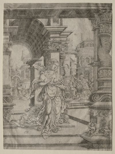Lucretia halála. alkotó: Frans Crabbe van Esplegem