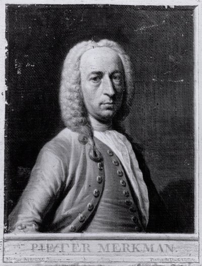 Pieter Merkman Jr portréja alkotó: Frans Decker
