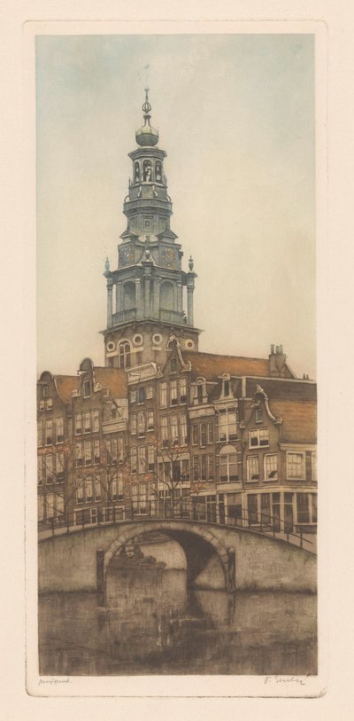 Déli templom Amszterdamban alkotó: Frans Everbag (signed by artist)