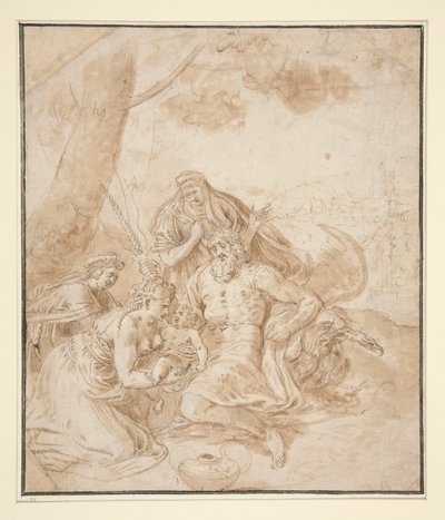 Bacchus születése alkotó: Frans Floris the Elder