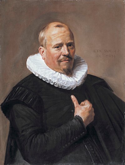 Holland: Egy férfi portréja Egy férfi portréja alkotó: Frans Hals
