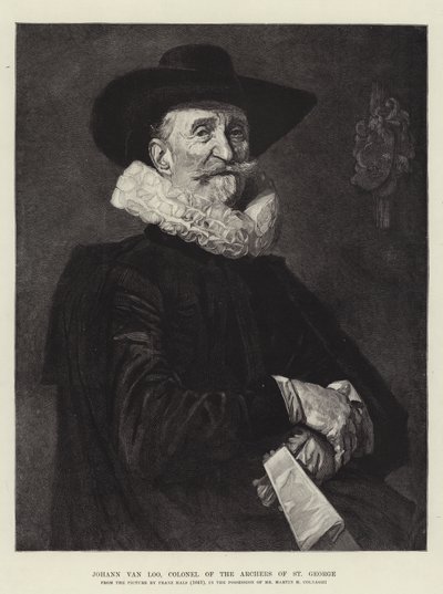 Johann van Loo, a Szent György Íjászok ezredese alkotó: Frans Hals