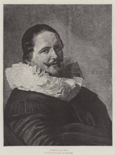 Egy férfi portréja alkotó: Frans Hals