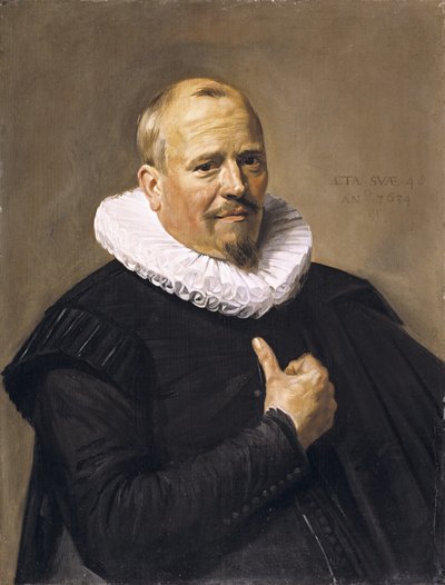 Férfi portré, 1634 (olaj, tölgyfa tábla) alkotó: Frans Hals
