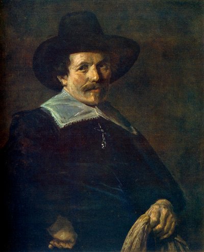 Kesztyűt tartó férfi portréja, c1645, 1912. alkotó: Frans Hals