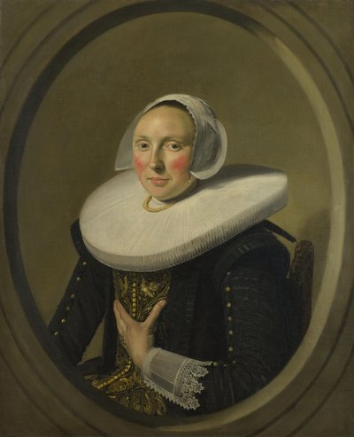 Egy nő portréja (Marie Larp) alkotó: Frans Hals
