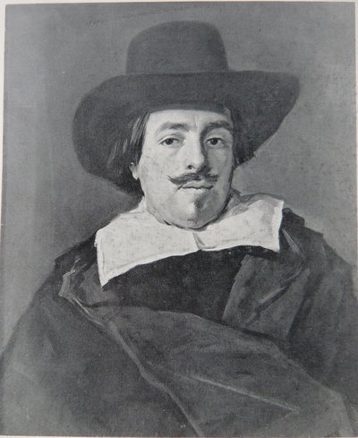 Egy férfi portréja előrefelé néz alkotó: Frans Hals