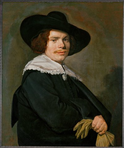 Portrait of a young man ... (festmény, vászon) alkotó: Frans Hals