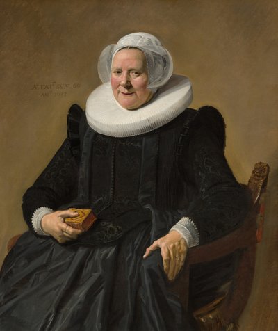 Idős hölgy portréja, 1633. alkotó: Frans Hals