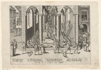 Ikonoklasz, 1566 5. sorozat: Holland események, 1566-1570 (sorozat címe) alkotó: Frans Hogenberg