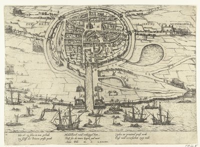 Middelburg ostroma, 1574 alkotó: Frans Hogenberg