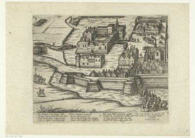Breda elfoglalása, 1590 alkotó: Frans Hogenberg