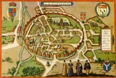 „Canterbury terve a tizenhatodik században”, 1943. alkotó: Frans Hogenberg