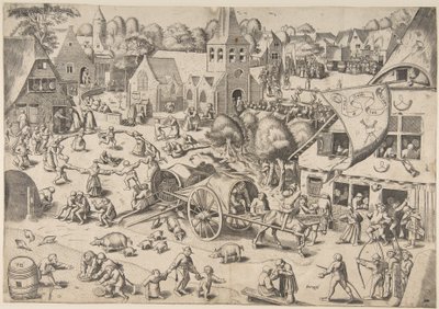 A hobokeni vásár, 1559 körül. alkotó: Frans Hogenberg