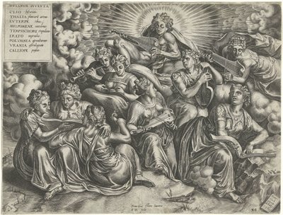 Apollo és a múzsák alkotó: Frans Huys