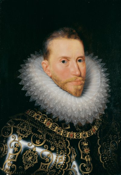 Albrecht főherceg, 1601-20 körül (olaj, tábla) alkotó: Frans II (after) Pourbus