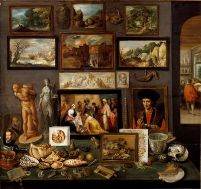 Művészeti és érdekességek kabinetje (Festészet alkotó: Frans II Francken
