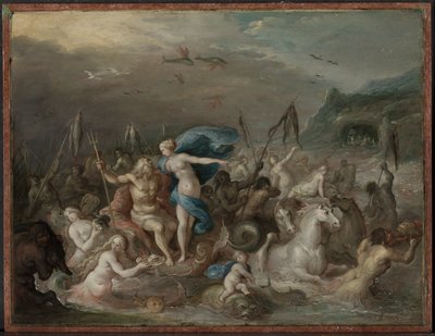 Neptunusz és Amphitrité diadala alkotó: Frans II Francken
