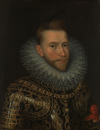 Albert osztrák főherceg portréja, 1600 körül (olaj, réz) alkotó: Frans II Pourbus