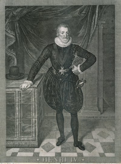 IV. Henrik francia portréja alkotó: Frans II Pourbus