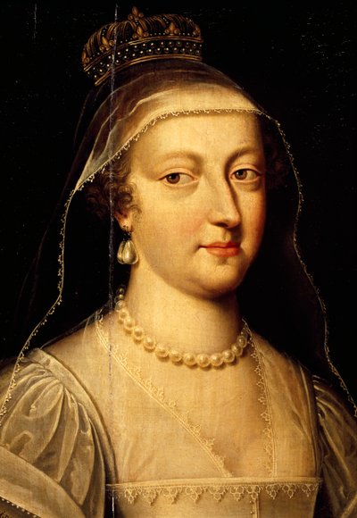 Maria Anna osztrák portréja (San Lorenzo de El Escorial alkotó: Frans II Pourbus