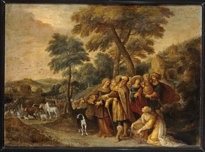 Noé bemegy a bárkába ... (festmény vászonra) alkotó: Frans II the Younger Francken