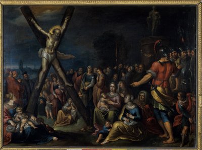 Szent András a kereszten (olaj, réz) alkotó: Frans II the Younger Francken