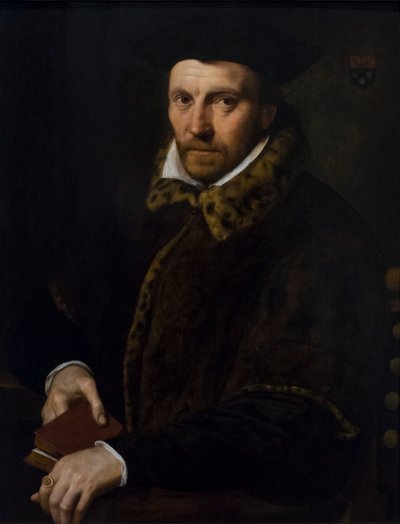 Dom Andreas Boulingier portréja, 1580 körül (olaj, tölgyfa) alkotó: Frans I Pourbus
