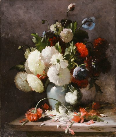 Pünkösdi rózsa a kőpárkányon alkotó: Frans Mortelmans
