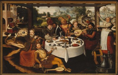 Példabeszéd a tékozló fiúról. alkotó: Frans Pourbus the Elder