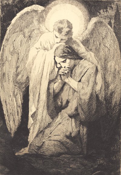 Krisztus a Gecsemánéban alkotó: Frans Schwartz