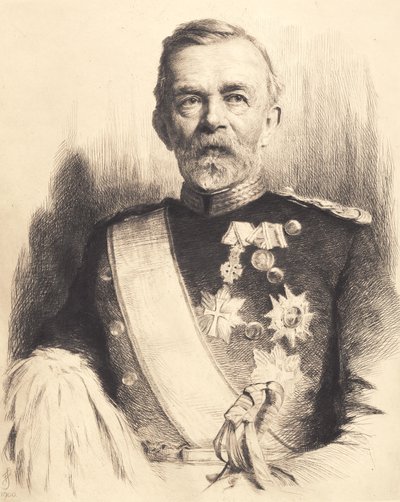 L. Koefoed vezérőrnagy portréja alkotó: Frans Schwartz