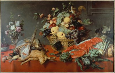 Csendélet gyümölcskosárral alkotó: Frans Snyders or Snijders