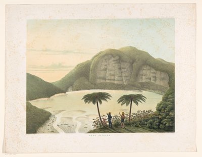 A Kawah Putih-tó kráter Nyugat-Jáván Kawa Patuha (cím az objektumon) Atlas a Java működéséhez (sorozat címe az objektumon) Tizenegy festői kilátást tartalmazó lemezatlasz a műhöz tartozó Jáva, alakja, növényzete és belső felépítése (s alkotó: Frans Wilhelm Junghuhn