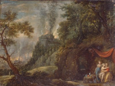 Lót és lányai, 1720-as évek alkotó: Franz Anton Hartmann