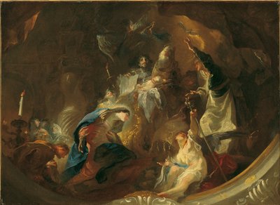 Felajánlás a templomban alkotó: Franz Anton Maulbertsch