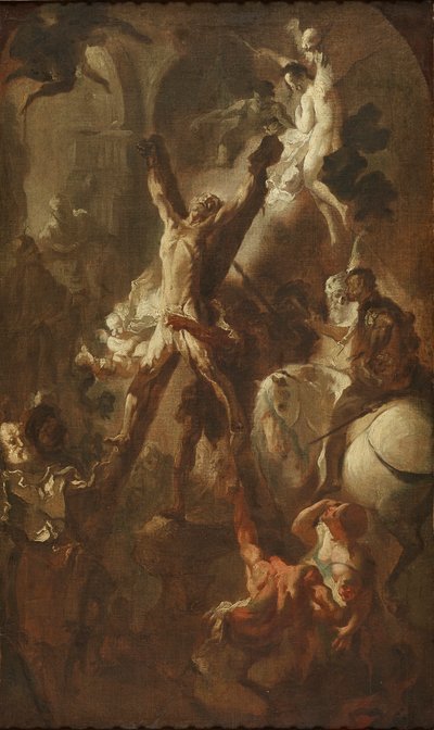 Szent András mártíromsága alkotó: Franz Anton Maulbertsch