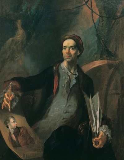 Önarckép, 1767 körül. alkotó: Franz Anton Maulbertsch