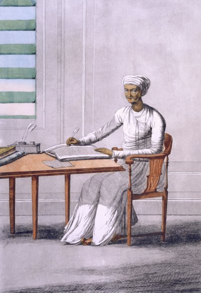 Egy causto (clerkscribe), a 