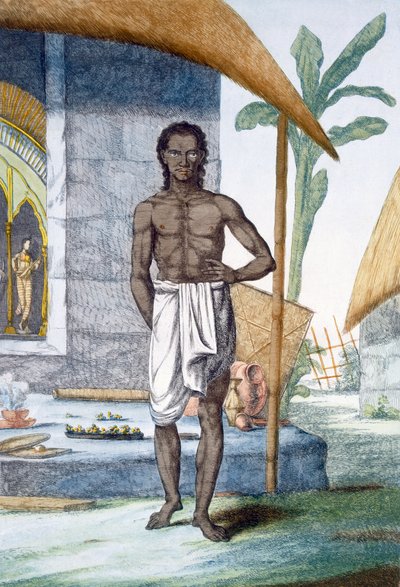 Egy festő és szobrász, a „A hinduk, avagy modoruk, jelmezeik és szertartásaik leírása” c., 1808–1812 (színes rézkarc) alkotó: Franz Balthazar Solvyns