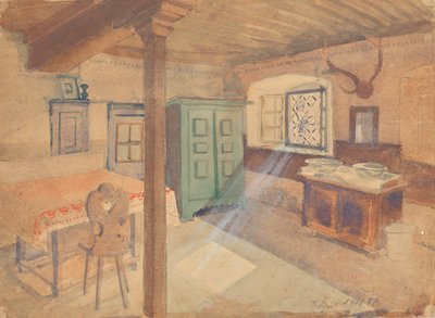 Parasztház Tragöß-ben alkotó: Franz Barwig d. Ä.