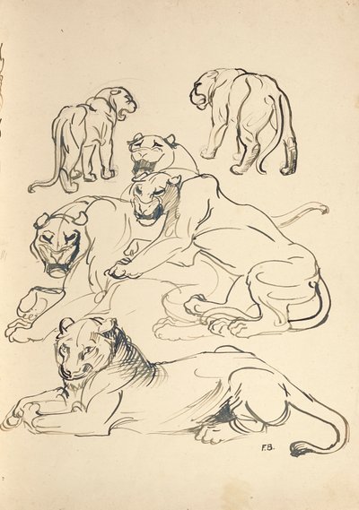 Hat puma alkotó: Franz Barwig d. Ä.