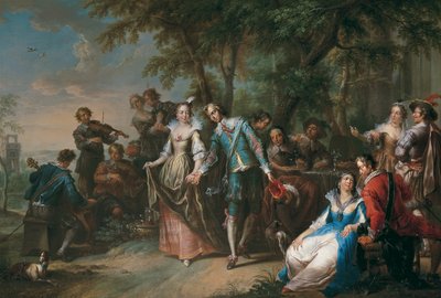 Szabadtéri szórakozás tánccal alkotó: Franz Christoph Janneck